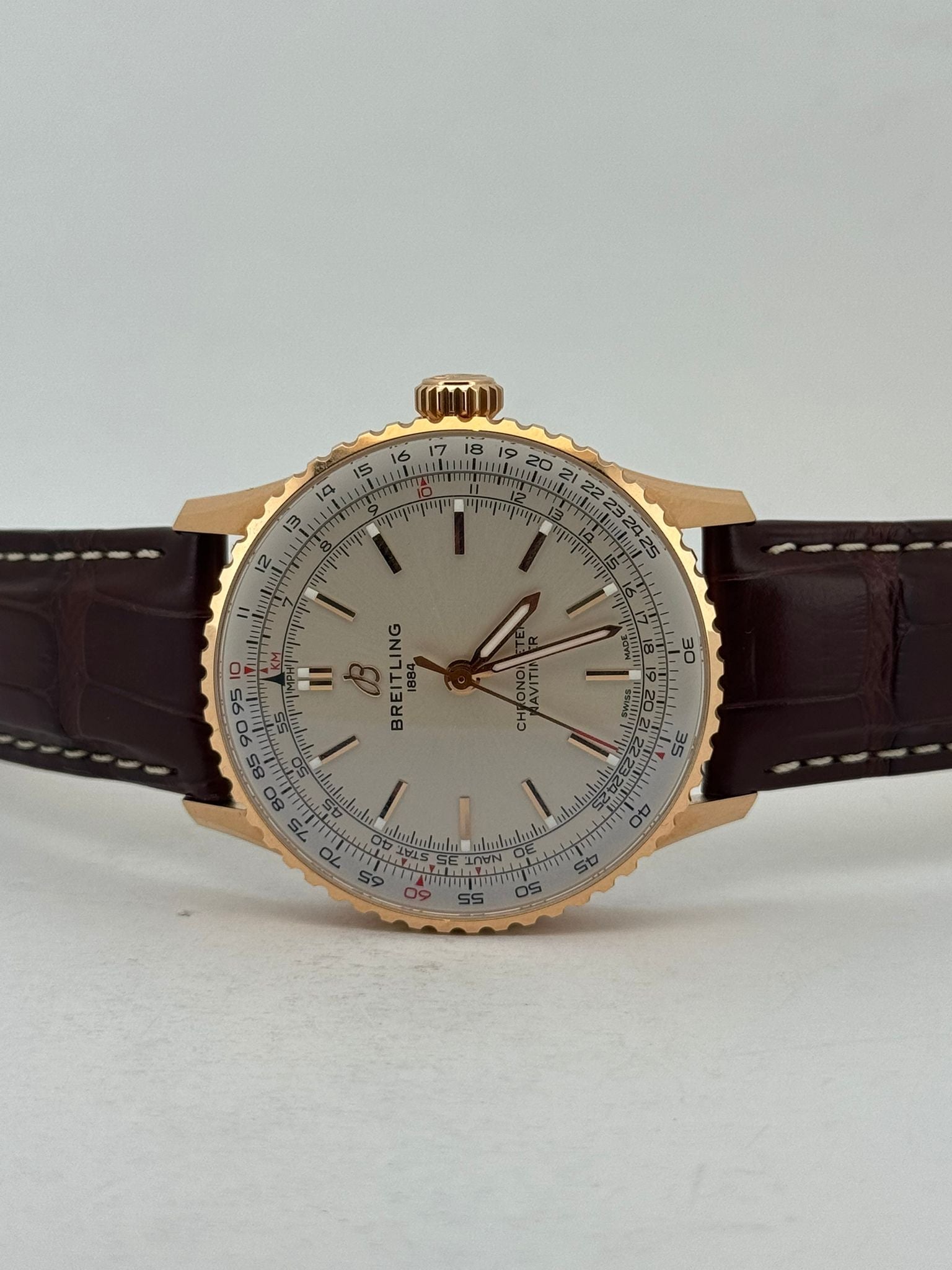 NAVITIMER AUTOMATIC 41 ROSEGOLD SILVER DIAL (2024)