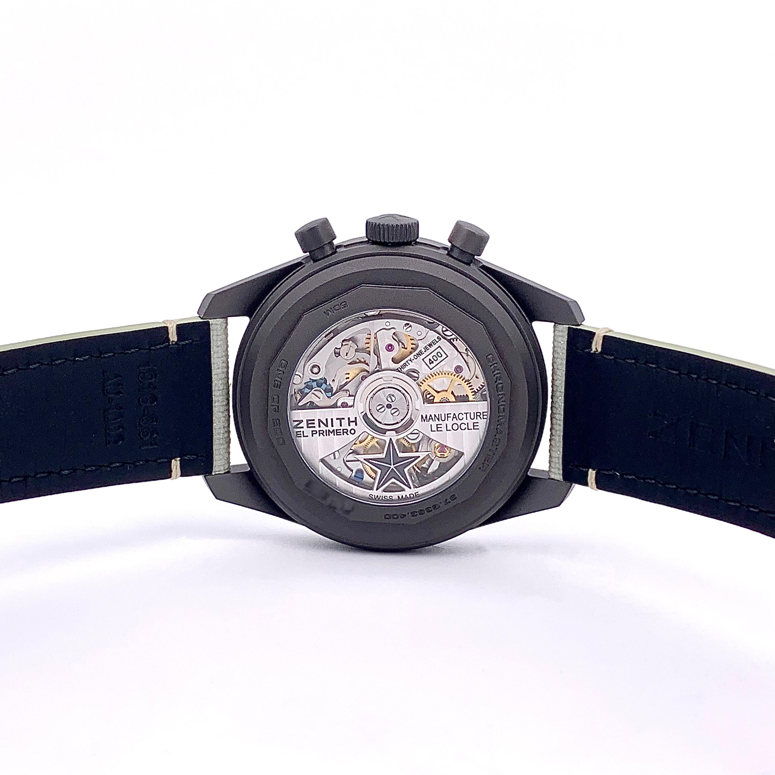 ZENITH CHRONOMASTER REVIVAL 'POKER CHIP' TITANIUM SJX EDITION (2021)