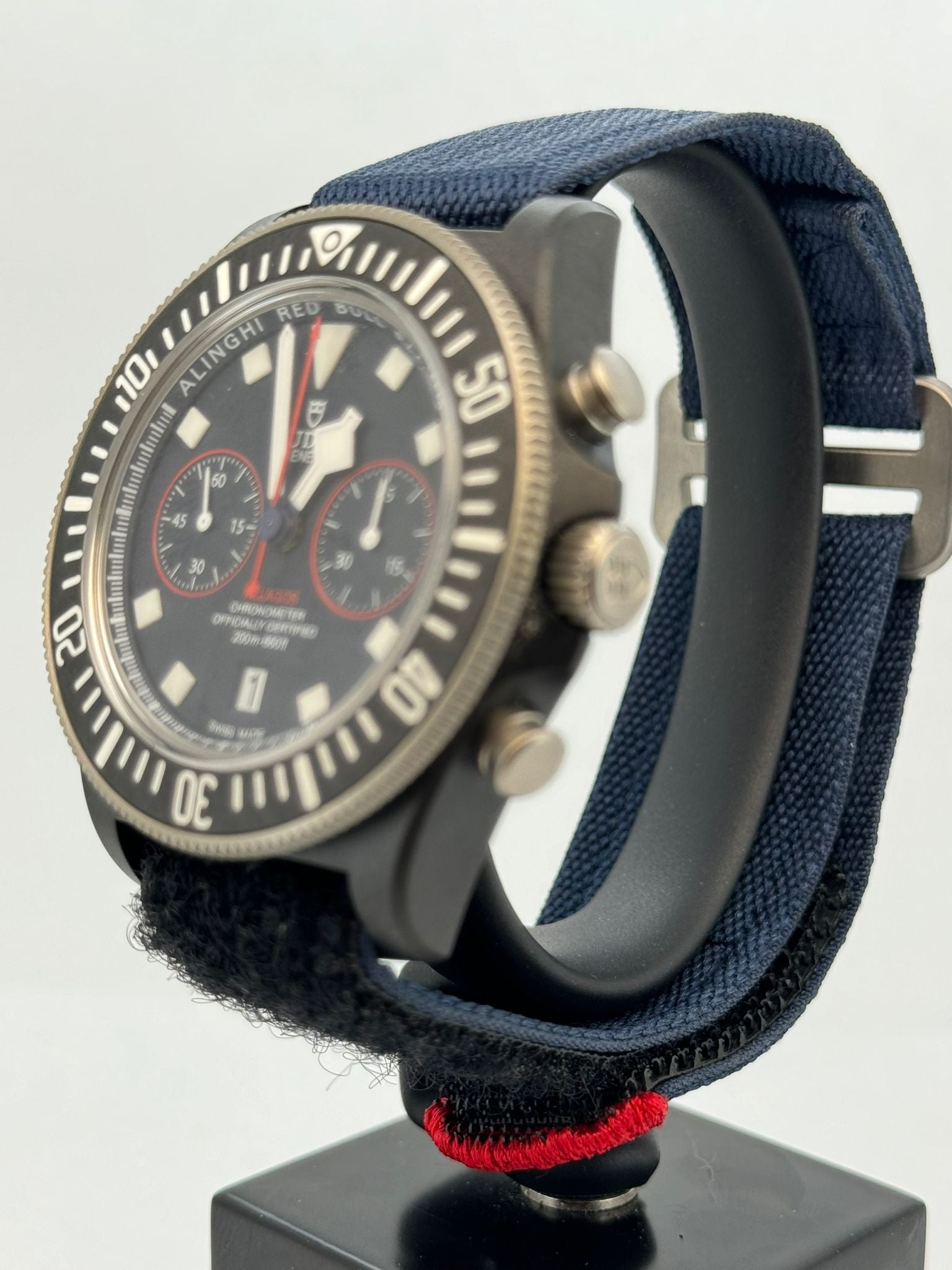 PELAGOS FXD CHRONO BLACK CARBON 'ALINGHI RED BULL RACING' BLUE DIAL (2025)