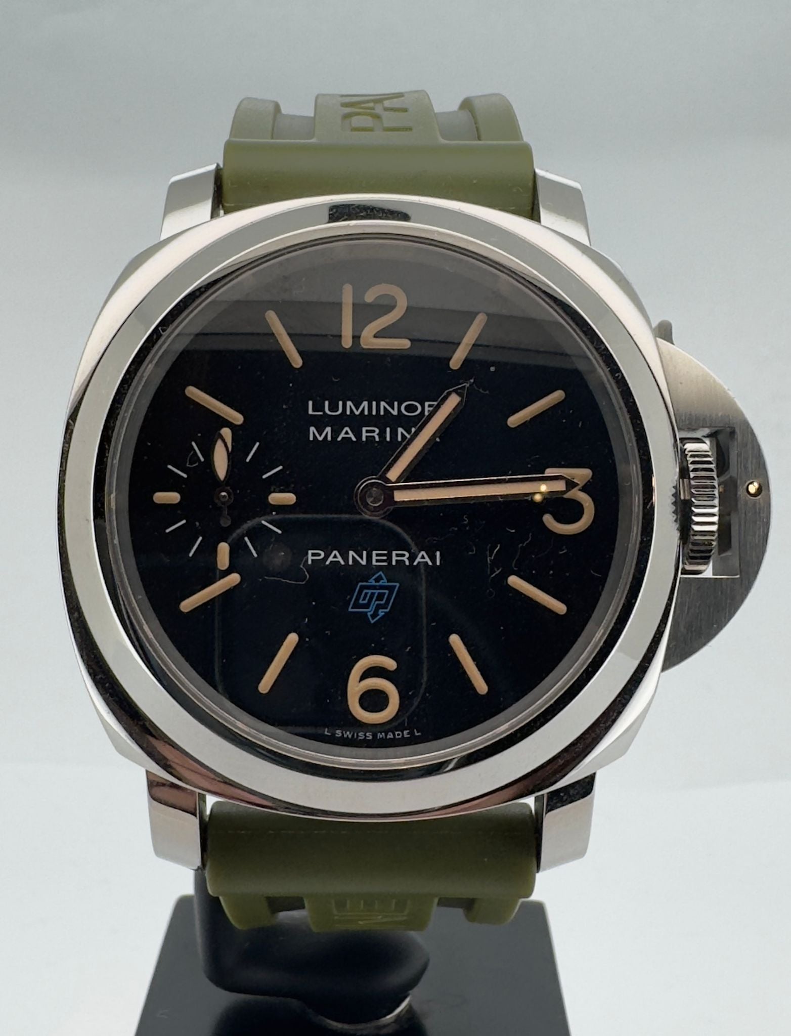 LUMINOR MARINA BLUE LOGO PAM 631 BLACK DIAL (2018)