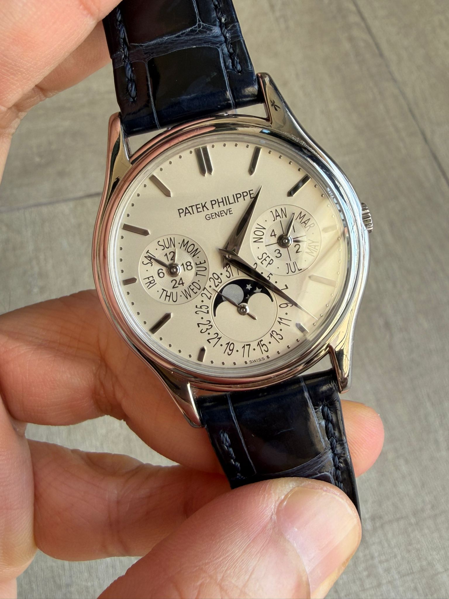 COMPLICATIONS 5140G WHITEGOLD PERPETUAL CALENDAR SILVER DIAL (WATCH & ARCHIVE PAPER)